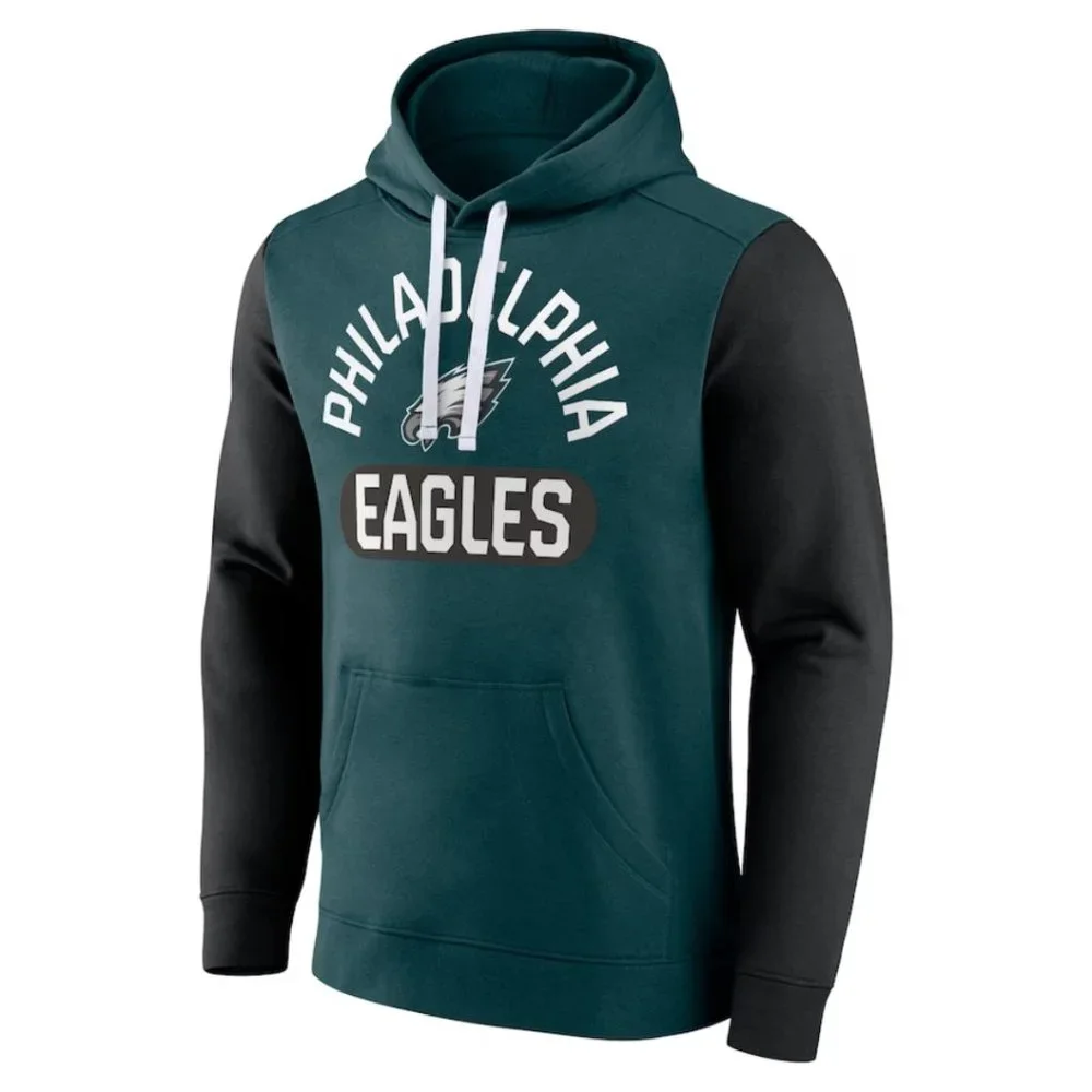 Philadelphia Eagles Fanatics Branded Extra Point Pullover Hoodie - XL - Picture 1 of 3